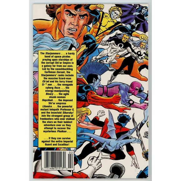 X-MEN SPOTLIGHT ON STARJAMMERS GRAPHIC NOVEL #1 AND #2, FULL STORY, HIGH GRADE - Picture 6 of 6